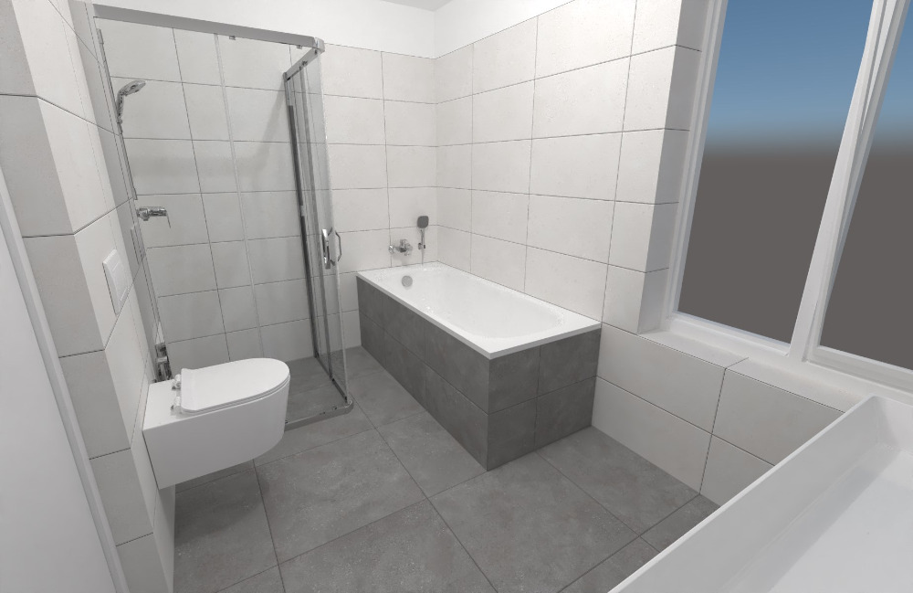 Koupelna a WC - Řadovky Sendražice